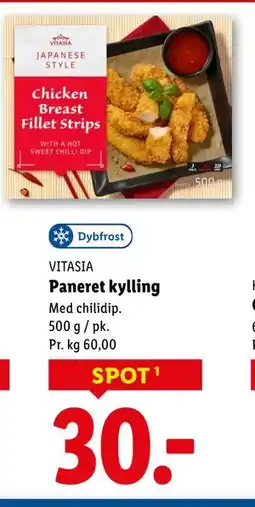 Lidl Paneret kylling, DKK 30 tilbud