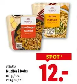 Lidl Nudler i boks, DKK 12 tilbud