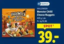 Lidl Monster Chilli Cheese Nuggets, DKK 39 tilbud