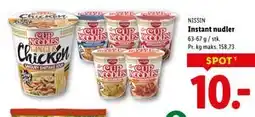 Lidl Instant nudler, DKK 10 tilbud
