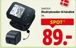 Lidl Blodtryksmåler til håndled, DKK 89 tilbud