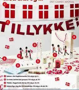 Lidl Soldaterfigur, dug eller LED-Dannebrolys, DKK 50 tilbud