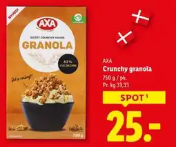 Lidl Crunchy granola, DKK 25 tilbud