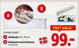Lidl Nakkepude med viskoskum, DKK 99 tilbud