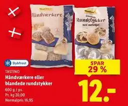 Lidl Håndværkere eller blandede rundstykker, DKK 12 tilbud