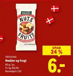 Lidl Nødder og frugt, DKK 6 tilbud