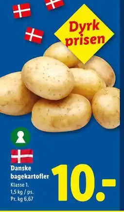 Lidl Danske bagekartofler, DKK 10 tilbud