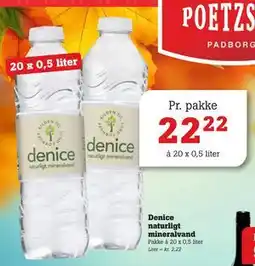 Poetzsch Padborg Denice naturligt mineralvand, DKK 22.22 tilbud