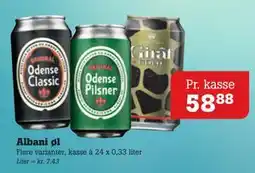Poetzsch Padborg Albani øl, DKK 58.88 tilbud