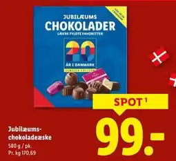 Lidl Jubilæumschokoladeæske, DKK 99 tilbud