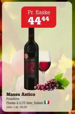 Poetzsch Padborg Masso Antico, DKK 44.44 tilbud
