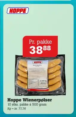 Poetzsch Padborg Hoppe Wienerpølser, DKK 38.88 tilbud