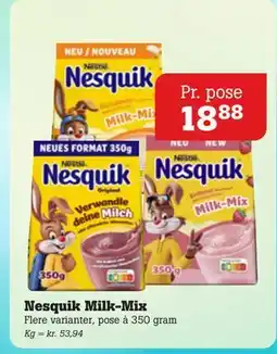 Poetzsch Padborg Nesquik Milk-Mix, DKK 18.88 tilbud