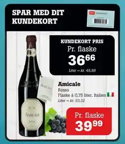 Poetzsch Padborg Amicale Rosso, DKK 39.99, Medlemspris tilbud