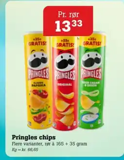 Poetzsch Padborg Pringles chips, DKK 13.33 tilbud