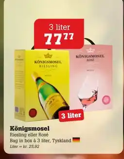 Poetzsch Padborg Königsmosel, DKK 77.77 tilbud