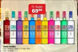 Poetzsch Padborg Cuba vodka, DKK 69.99 tilbud