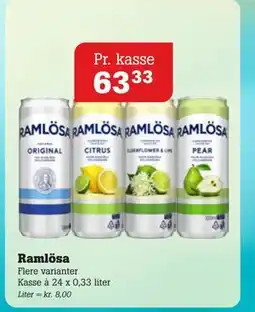 Poetzsch Padborg Ramlösa, DKK 63.33 tilbud
