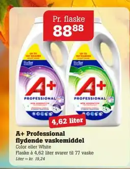 Poetzsch Padborg A+ Professional flydende vaskemiddel, DKK 88.88 tilbud