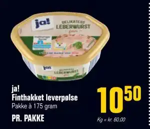 Poetzsch Padborg ja! Finthakket leverpølse, DKK 10.5 tilbud