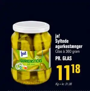Poetzsch Padborg ja! Syltede agurkestænger, DKK 11.18 tilbud