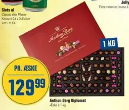 Otto Duborg Anthon Berg Diplomat, DKK 129.99 tilbud