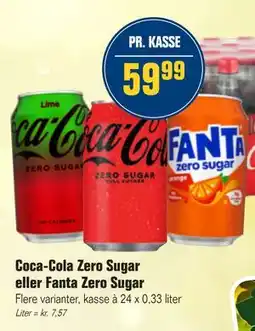 Otto Duborg Coca-Cola Zero Sugar eller Fanta Zero Sugar, DKK 59.99 tilbud