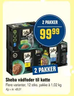 Otto Duborg Sheba vådfoder til katte, DKK 99.99 tilbud