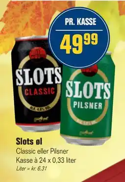 Otto Duborg Slots øl, DKK 49.99 tilbud