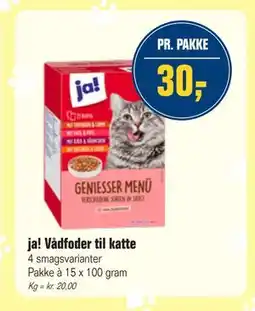 Otto Duborg ja! Vådfoder til katte, DKK 30 tilbud