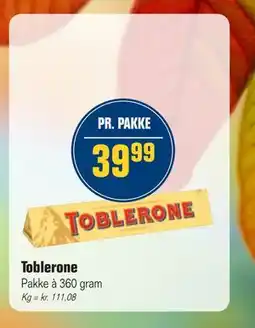Otto Duborg Toblerone, DKK 39.99 tilbud