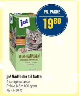 Otto Duborg ja! Vådfoder til katte, DKK 19.8 tilbud