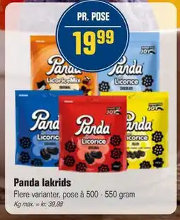 Otto Duborg Panda lakrids, DKK 19.99 tilbud