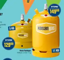 Otto Duborg Kosan flaskegas tilbud