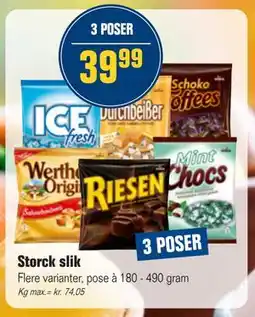 Otto Duborg Storck slik, DKK 39.99 tilbud