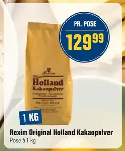 Otto Duborg Rexim Original Holland Kakaopulver, DKK 129.99 tilbud