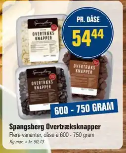 Otto Duborg Spangsberg Overtræksknapper, DKK 54.44 tilbud