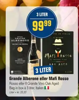Otto Duborg Grande Alberone eller Mafi Rosso, DKK 99.99 tilbud
