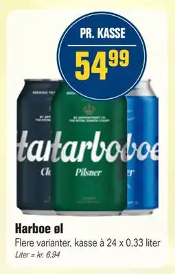 Otto Duborg Harboe øl, DKK 54.99 tilbud