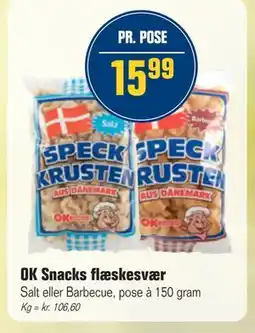 Otto Duborg OK Snacks flæskesvær, DKK 15.99 tilbud