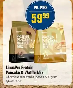 Otto Duborg LinusPro Protein Pancake & Waffle Mix, DKK 59.99 tilbud