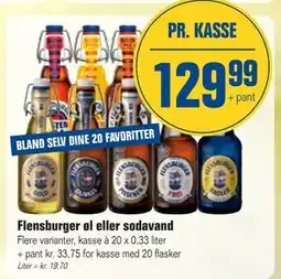 Otto Duborg Flensburger øl eller sodavand, DKK 129.99 tilbud