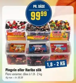Otto Duborg Pingvin eller Haribo slik, DKK 99.99 tilbud