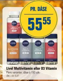 Otto Duborg Livol Multivitamin eller D3 Vitamin, DKK 55.55 tilbud