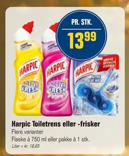 Otto Duborg Harpic Toiletrens eller -frisker, DKK 13.99 tilbud