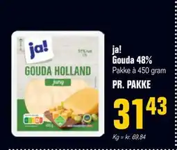 Otto Duborg ja! Gouda 48%, DKK 31.43 tilbud