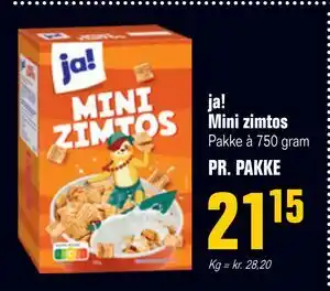 Otto Duborg ja! Mini zimtos, DKK 21.15 tilbud