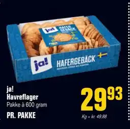 Otto Duborg ja! Havreflager, DKK 29.93 tilbud