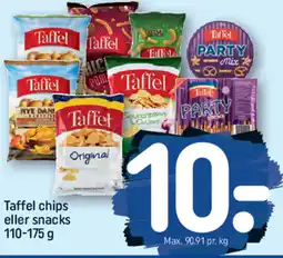 REMA 1000 Taffel chips eller snacks tilbud