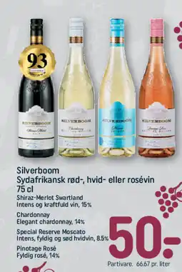 REMA 1000 Silverboom Sydafrikansk rød-, hvid- eller rosévin tilbud